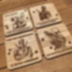 Deadpool themed Coasters