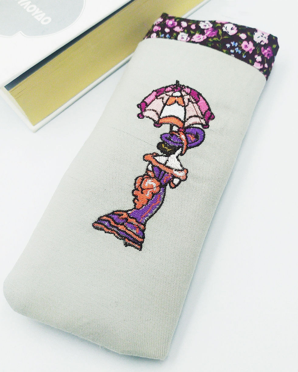 kentimataki, θήκη γυαλιών με κέντημα