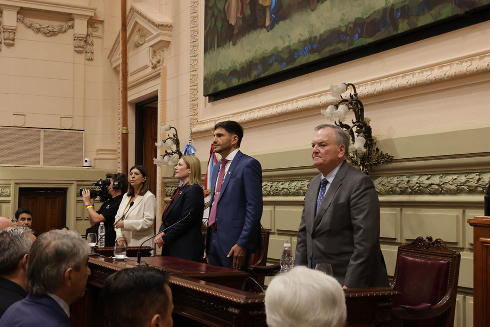 Gobernador de Santa Fe en la apertura del Periodo Ordinario de Sesiones Nº143