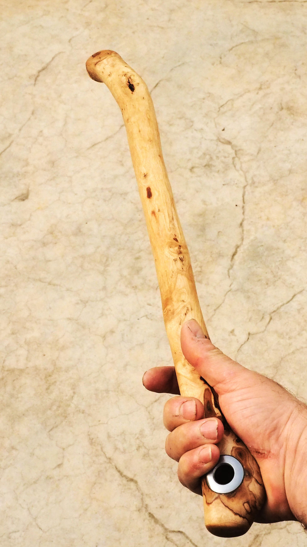 Thumbnail: 27" narrow olive wood traditional club