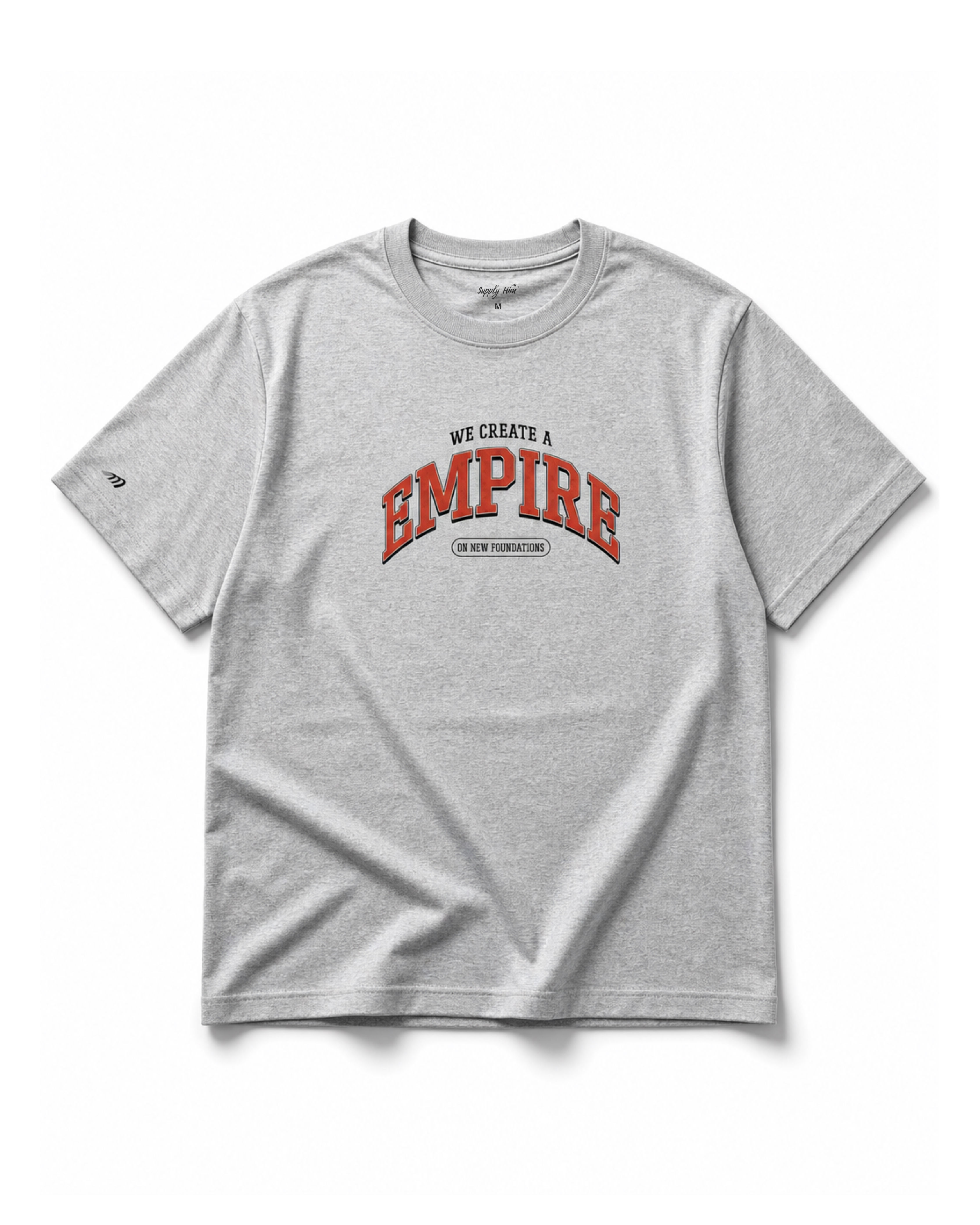 Camiseta Empire - Cinza Mescla