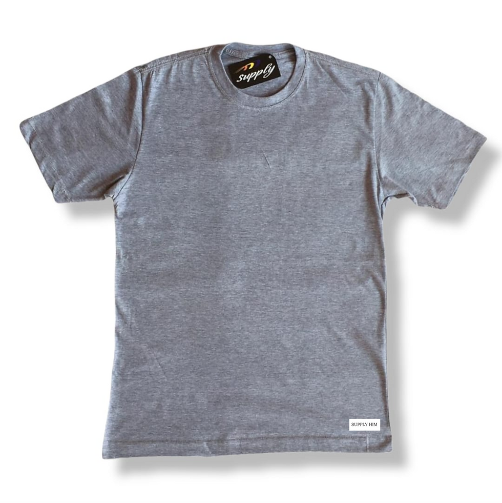 Camiseta Básica Logo na Bainha