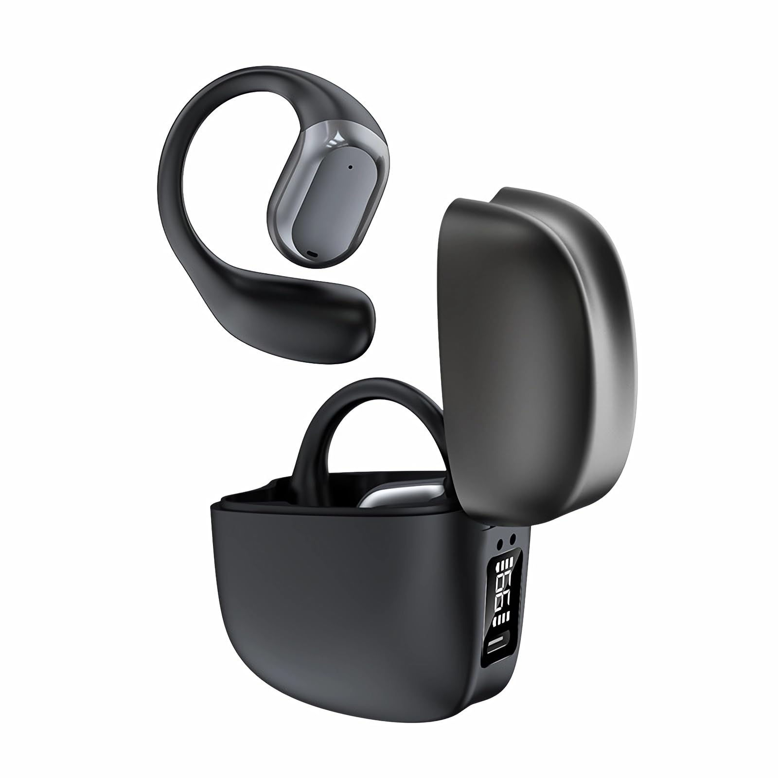 AKGEAPLE Open-Ear Wireless Bluetooth Earbuds & Headphones with Crystal Clear Ste