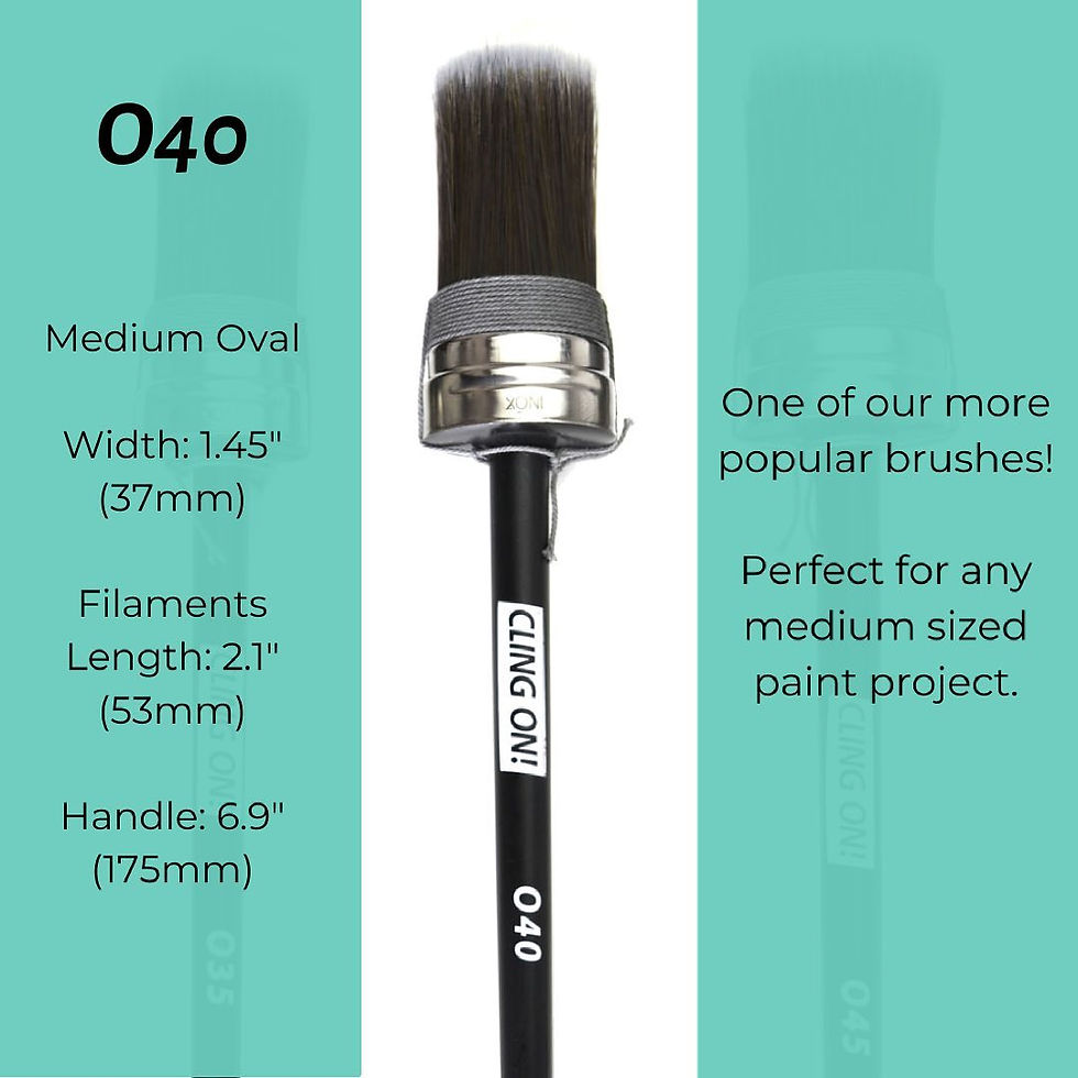 Thumbnail: OVAL Cling On! brushes - 2 sizes