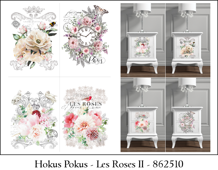 Thumbnail: All 4 images in the Les Roses II transfer