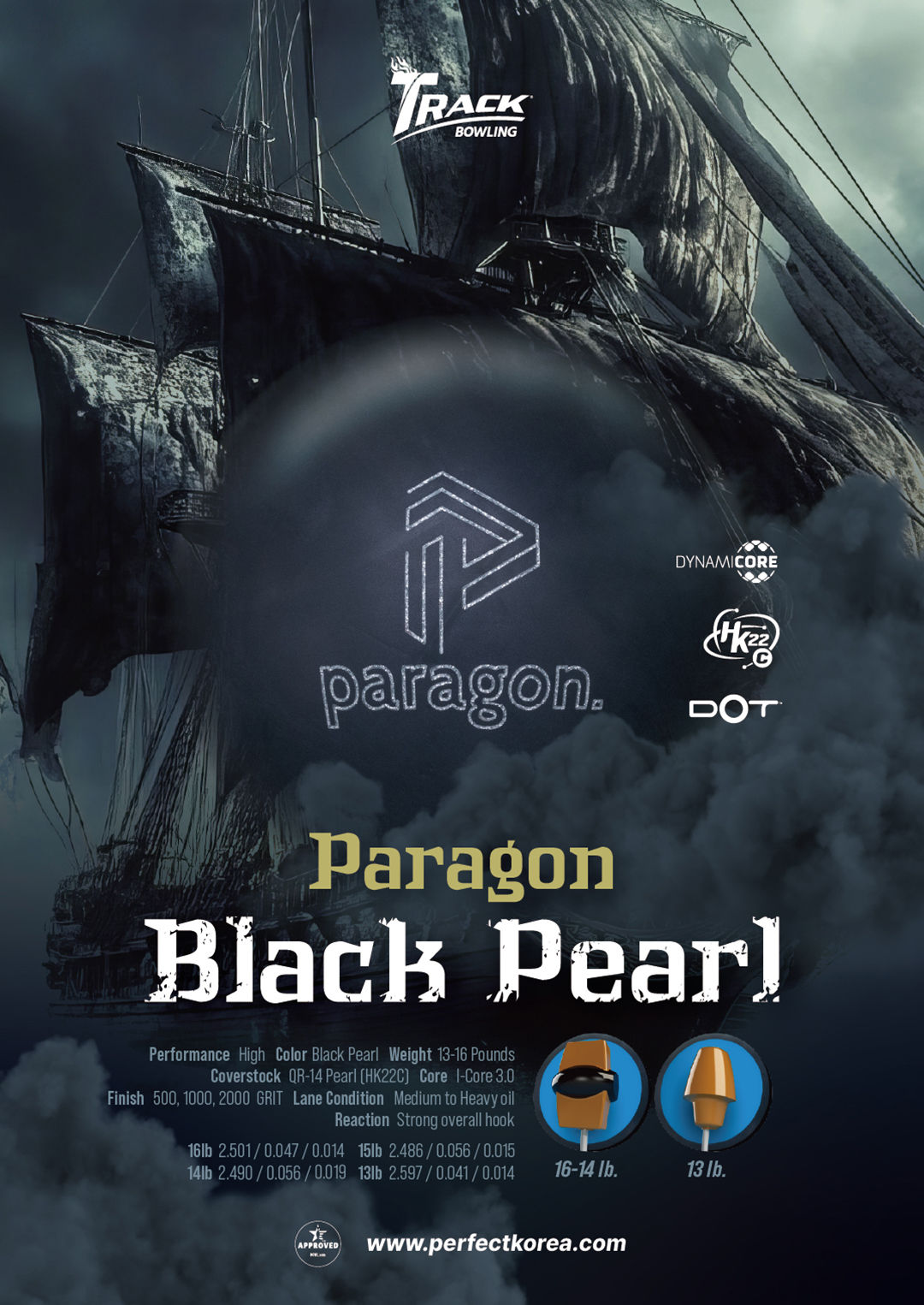 Paragon black pearl - 15 14