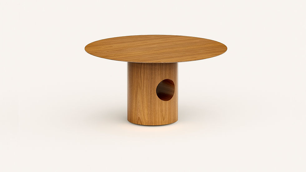 Miniatura: mesa de jantar DÃO redonda
