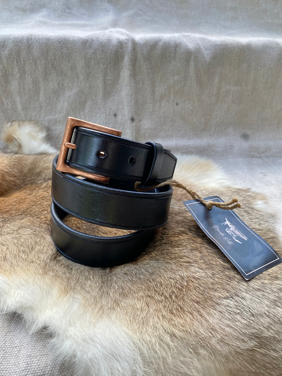 Thumbnail: Black Grooved Edge Belts