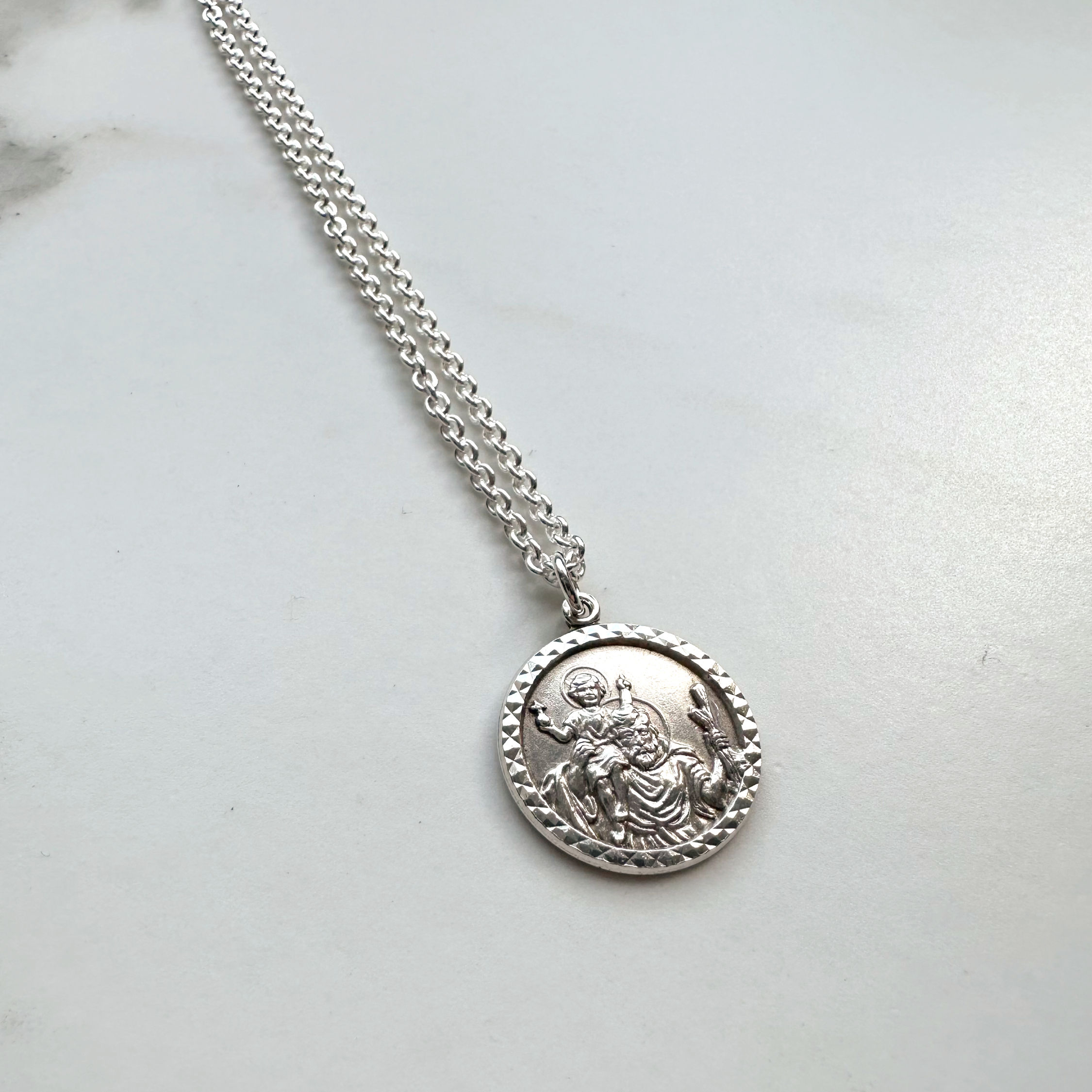 Men's vintage St Christopher Necklace 1