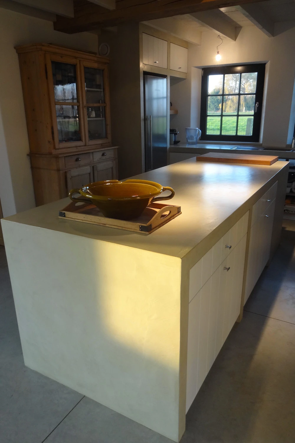 micromortar coating, kitchen furniture