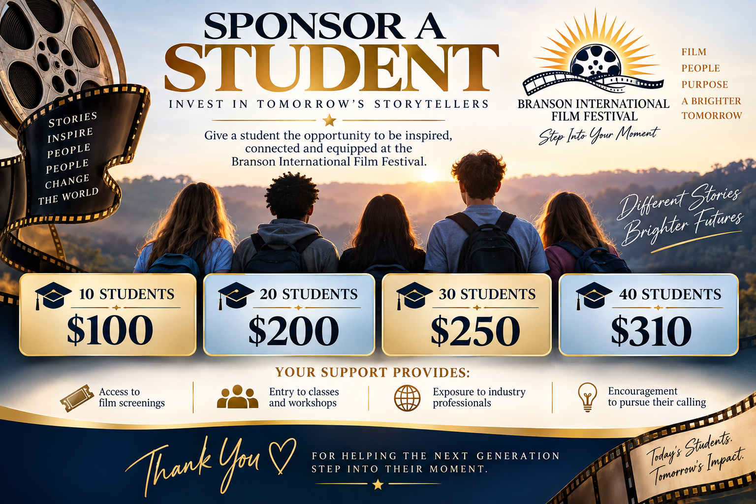 Sponsor 40 Students
