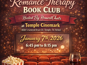 Romance Therapy Book Club: Where Story, Conversation, and Healing Meet.
