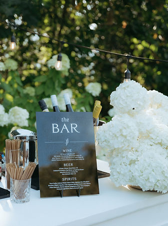 Modern Bar Signage at Cocktail Hour