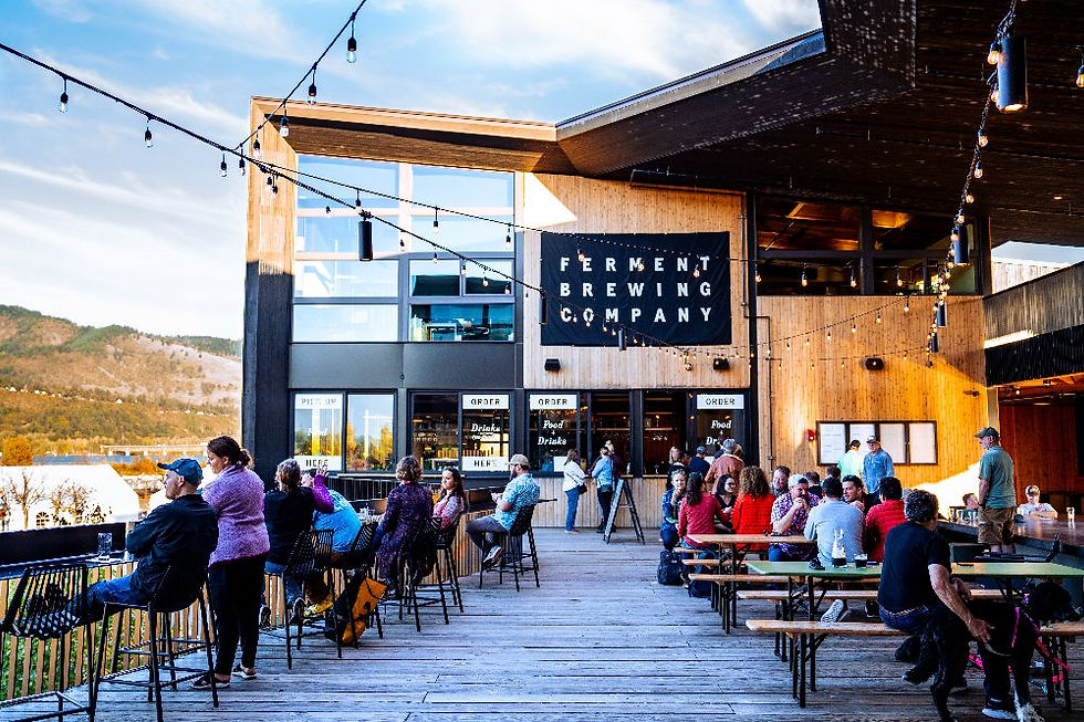 Ferment Brewing Welcome Party in Hood River, OR.