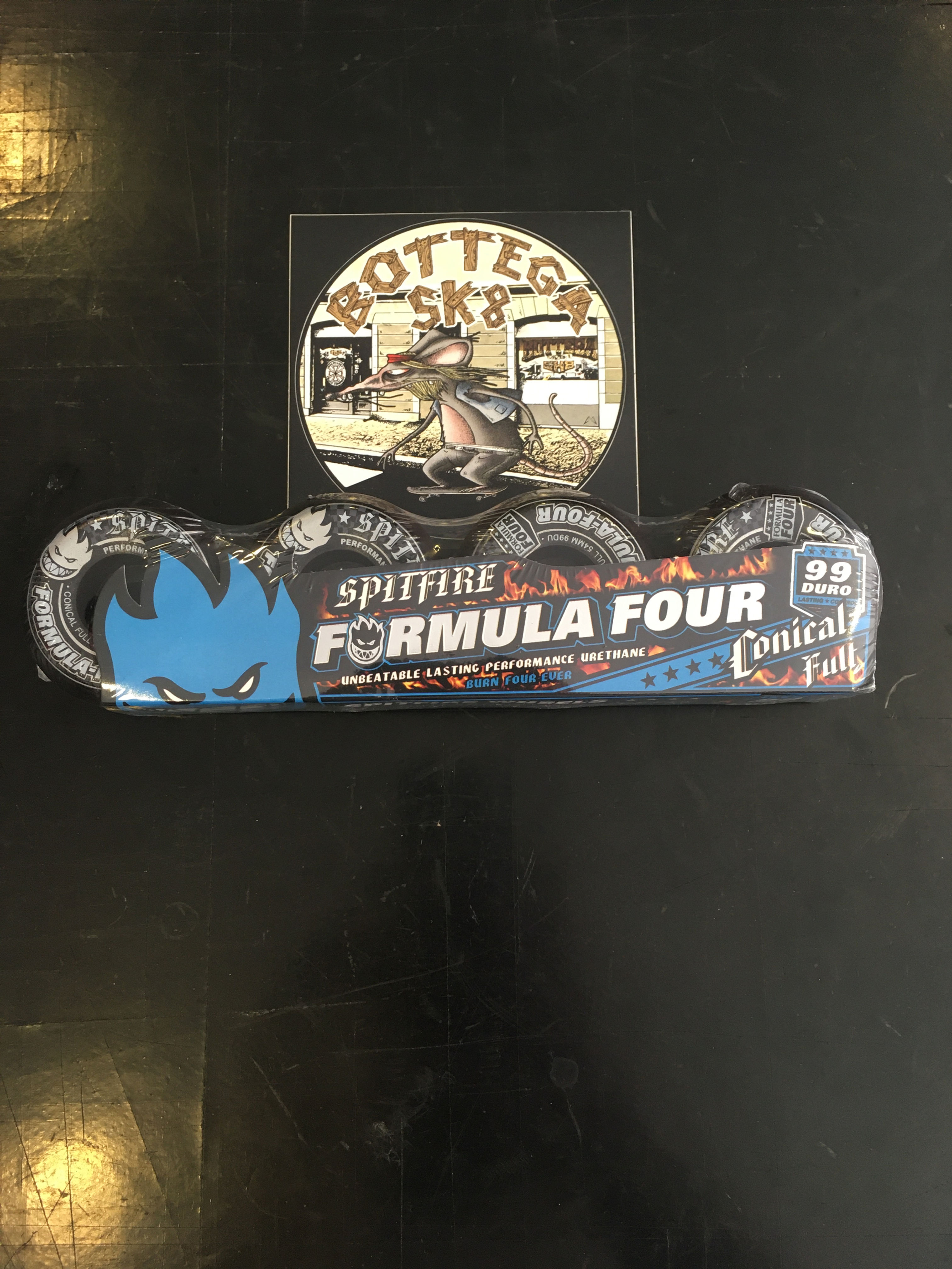 SPITFIRE - F4 - Conical Full - Black - 54