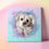 Miniatura: Custom pet portrait on canvas | Memorial Pet Portrait
