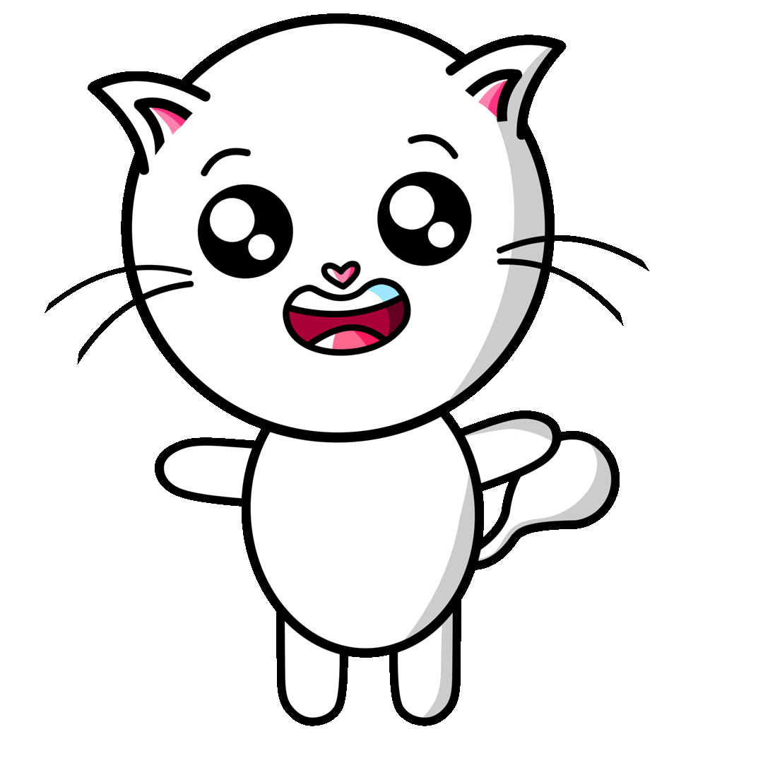 Gif del eprsonaje CASPITA bailando