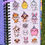 Miniatura: AGENDA SEMANAL sin fechas | +70stickers | folder | separadores | resorte