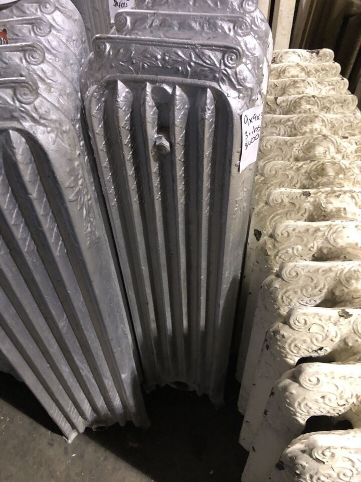 Thumbnail: Cast iron radiator Decorative ornate ornamental Hot Water