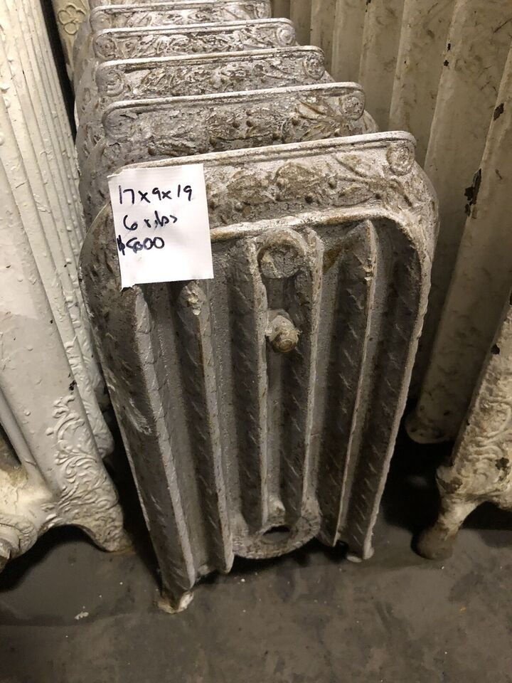 Thumbnail: Cast iron radiator Decorative ornate ornamental Hot Water Low Boy