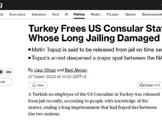 Bloomberg: Türkiye, Metin Topuz’u serbest bıraktı