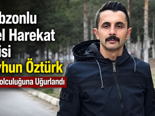 Trabzonlu Özel Harekat Polisi Ceyhun Öztürk Son Yolculuğuna Uğurlandı