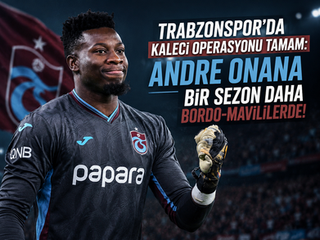 Trabzonspor'da Kaleci Operasyonu Tamam: Andre Onana Bir Sezon Daha Bordo-Mavililerde!