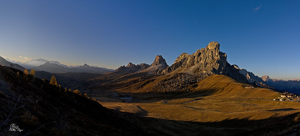 Sunset at Passo di Giao