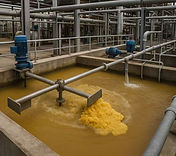 On-site application of heavy metal precipitant in industrial wastewater treatment