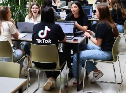 Employees working at Tiktok