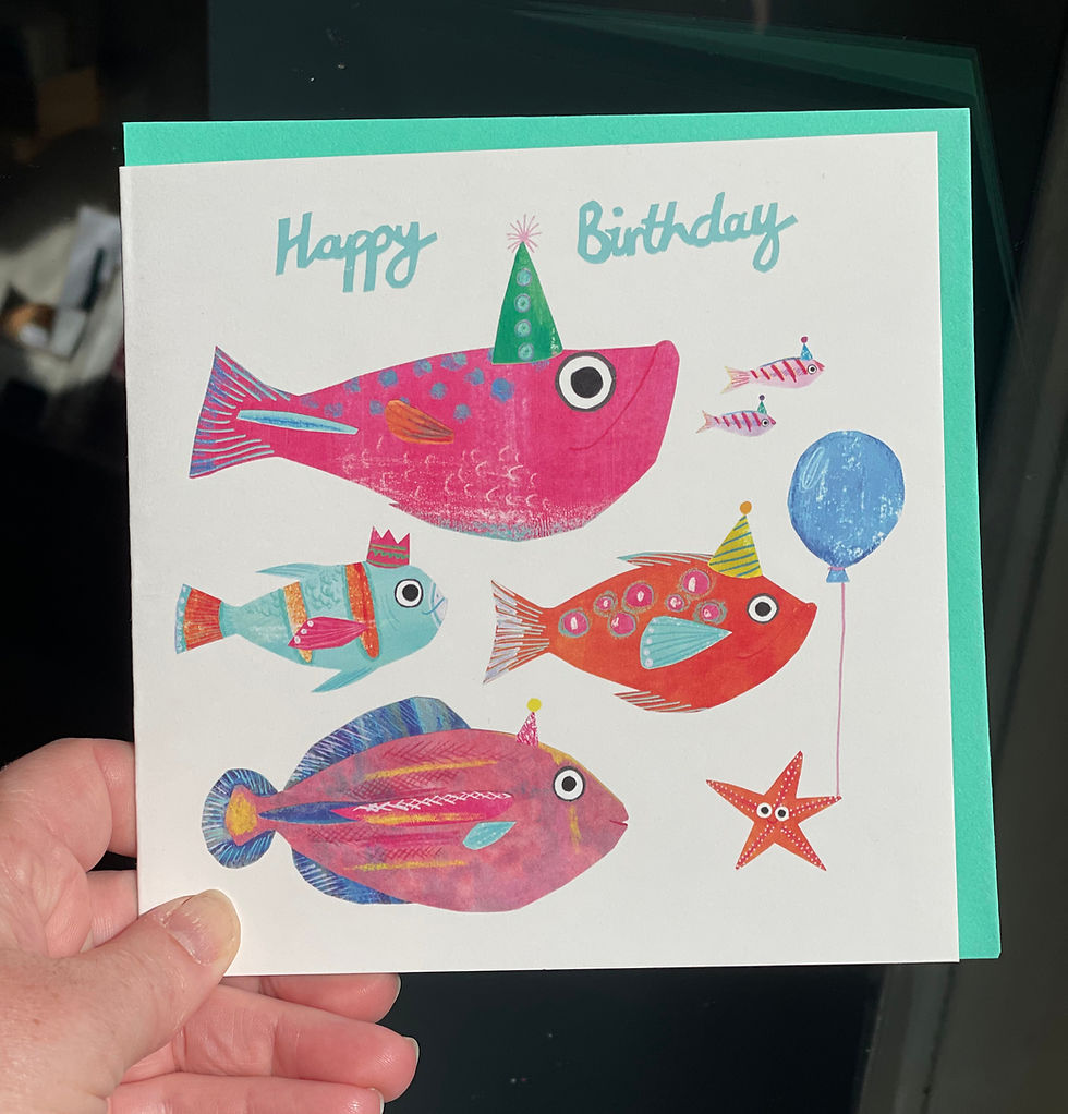 Thumbnail: Party Fish Birthday Card