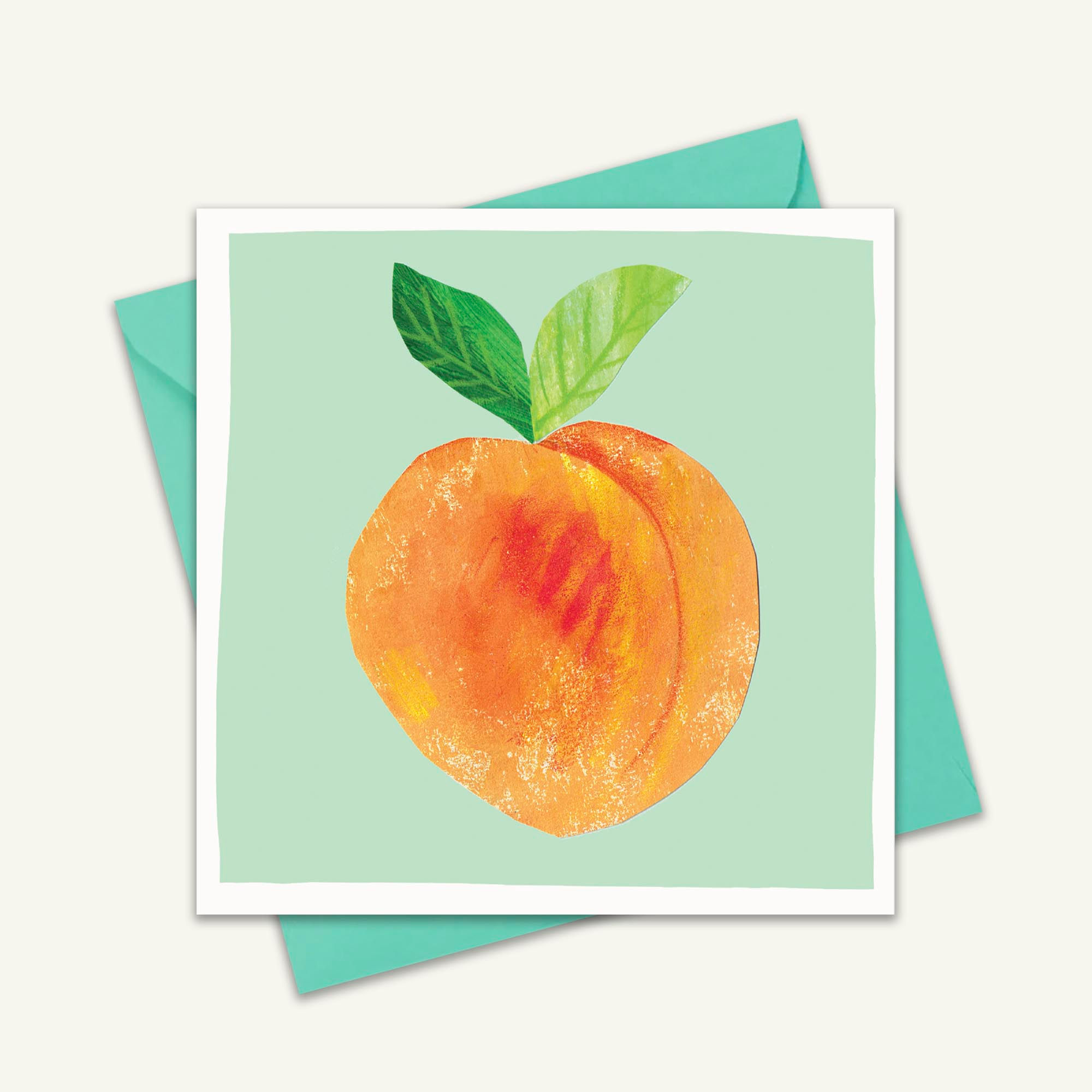 Peach Greetings Card