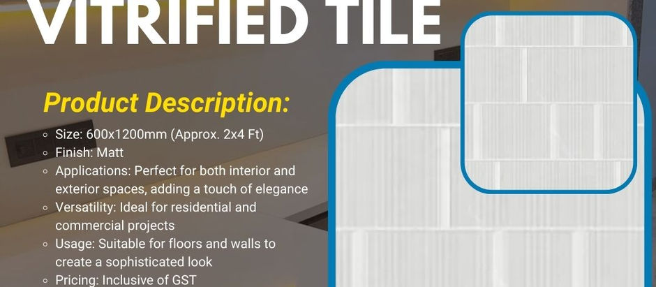 Jindal Tiles Earth Silver P-7 Vitrified Tile: The Perfect Blend of Strength & Durability