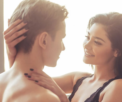 couple sexually attracted
