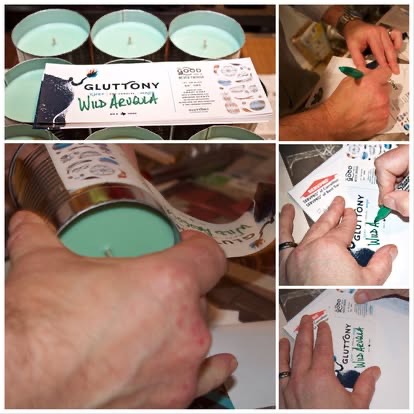 Bryce handwriting each label