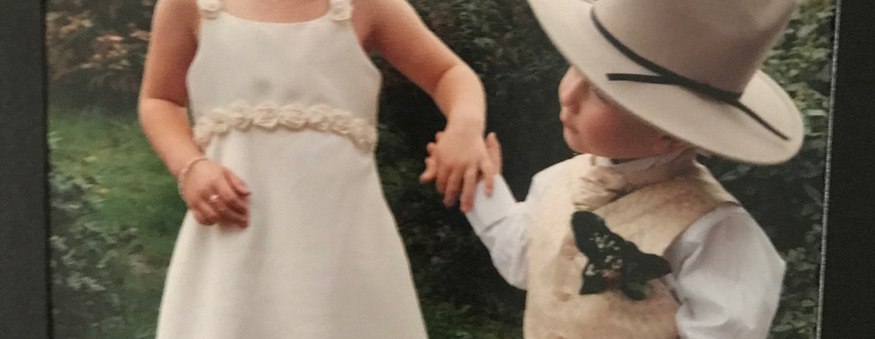My Niece and Nephew as Page boy & Girl