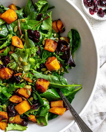 Roasted Pumpkin & Arugula Salad