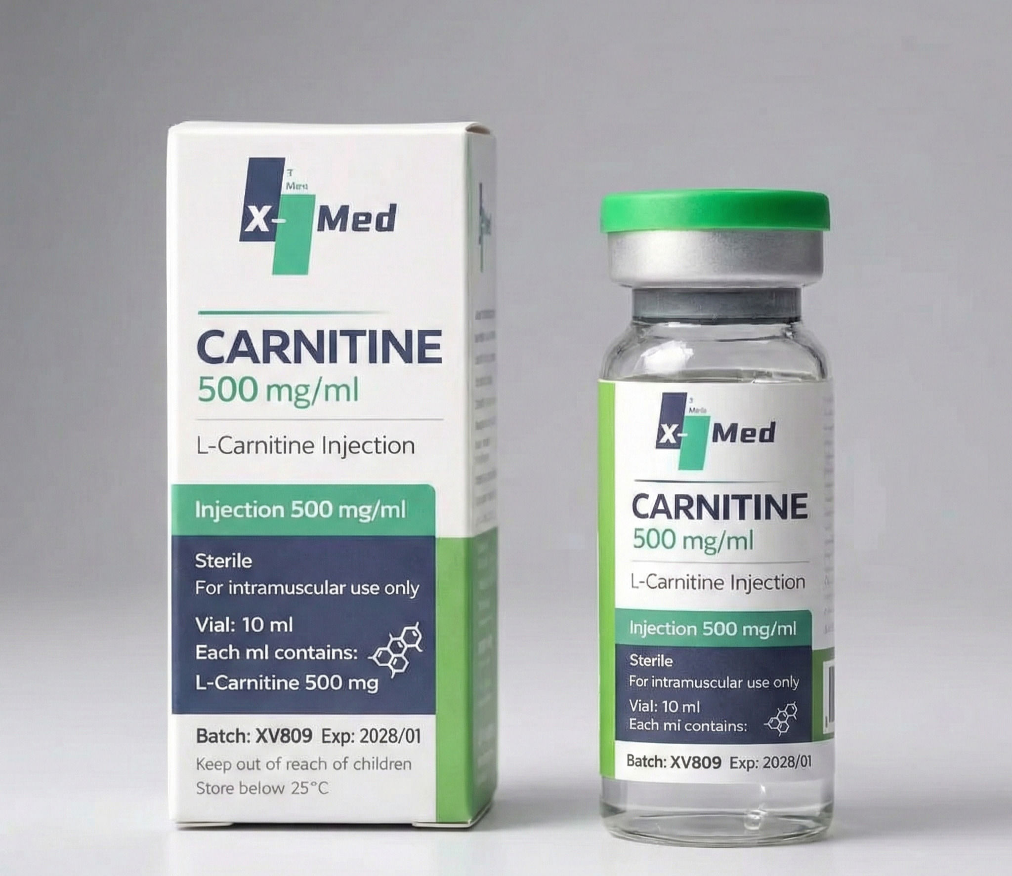 X-Med - Carnitine | 10 ml x 500 mg