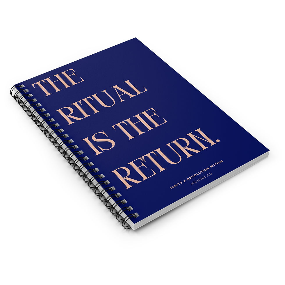 Thumbnail: The Ritual Is The Return Spiral Journal for Daily Practice & Reflection