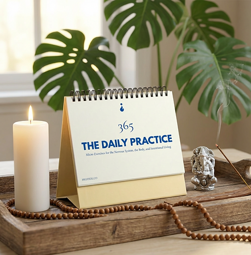 The Daily practice desk calendar