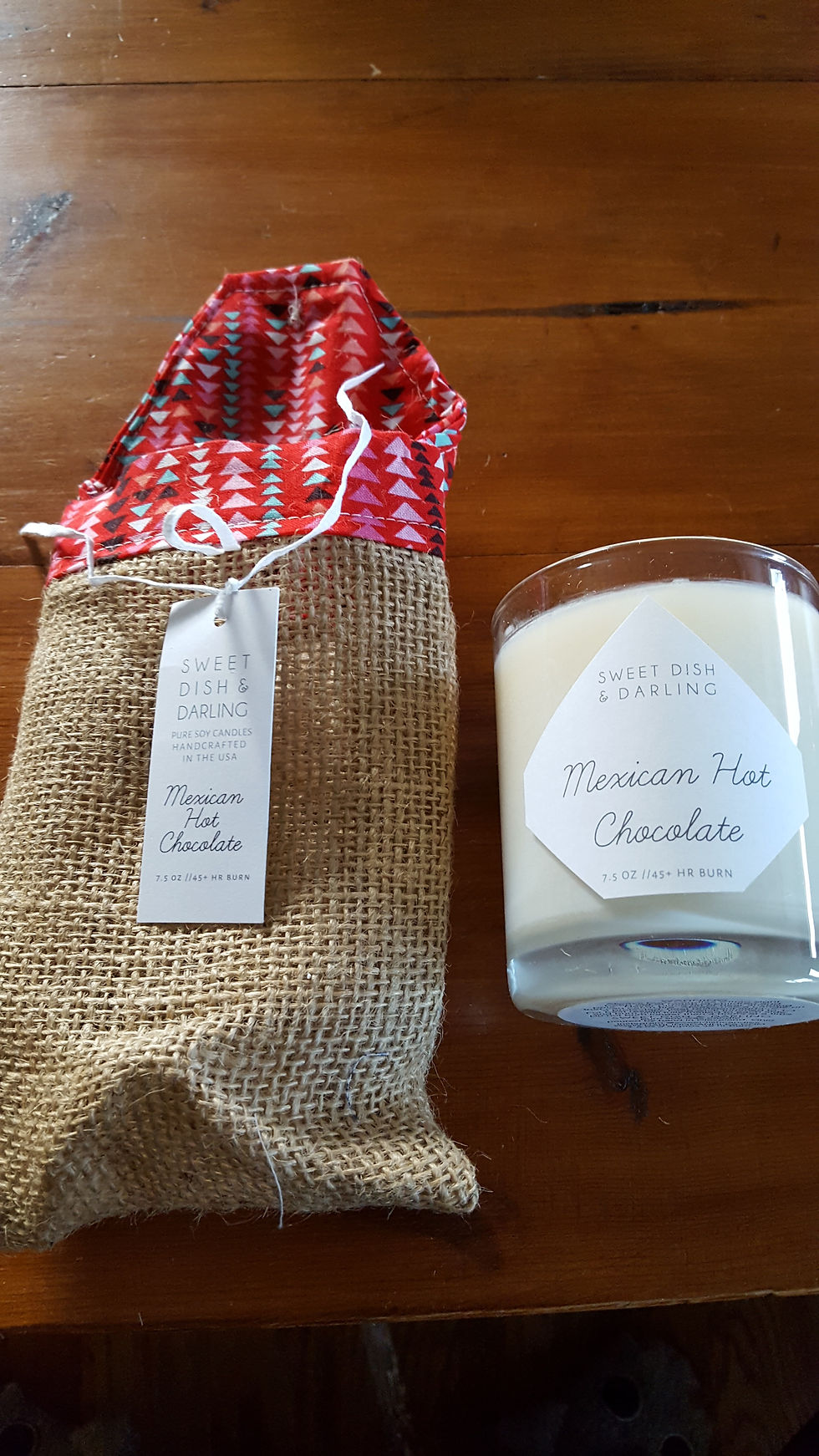 hot chocolate candle