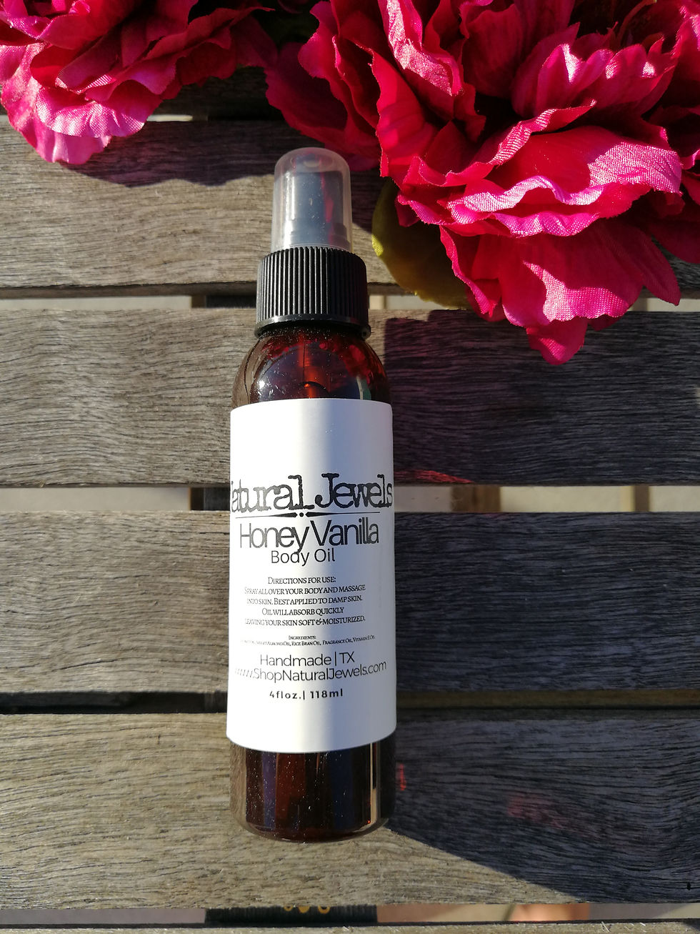honey vanilla body spray oil
