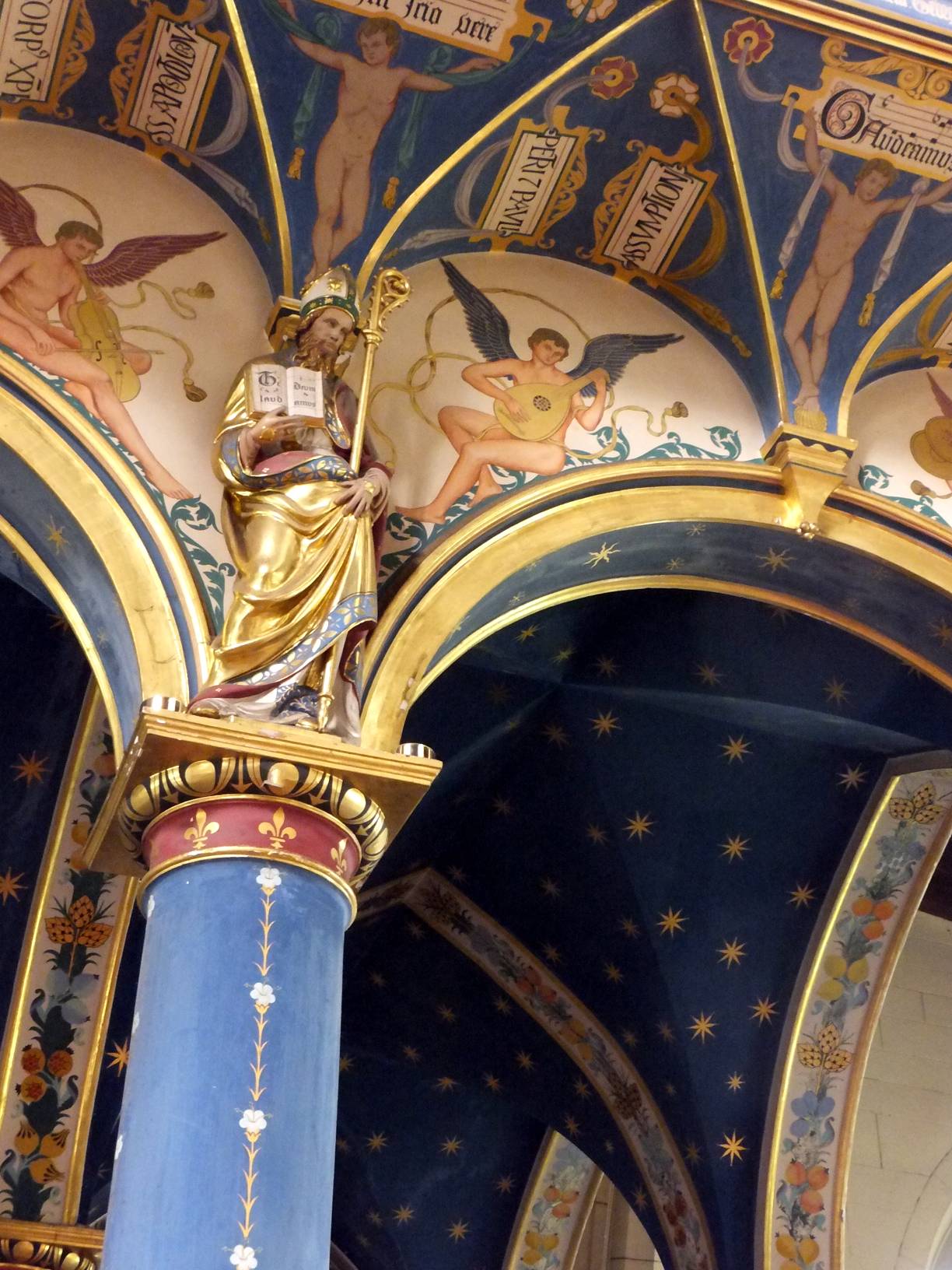 Baptistery and organ gallery