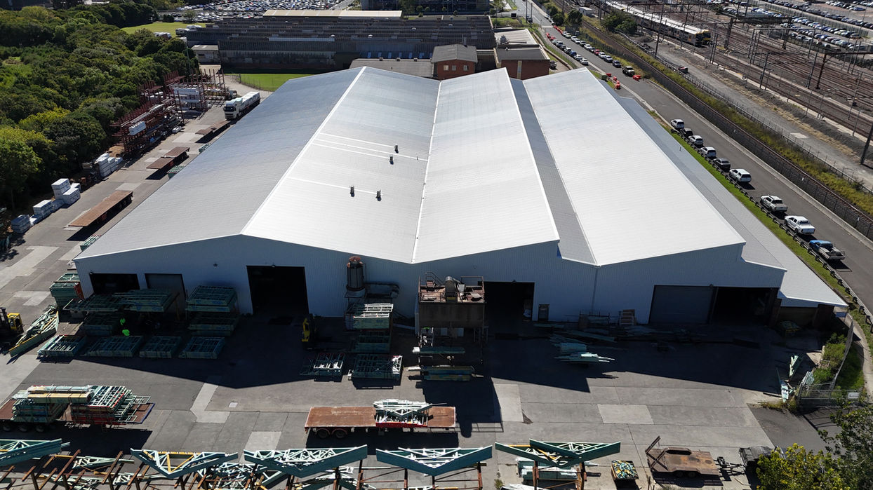Asbestos roof removal and replacement at Campbelltown Frames & Trusses