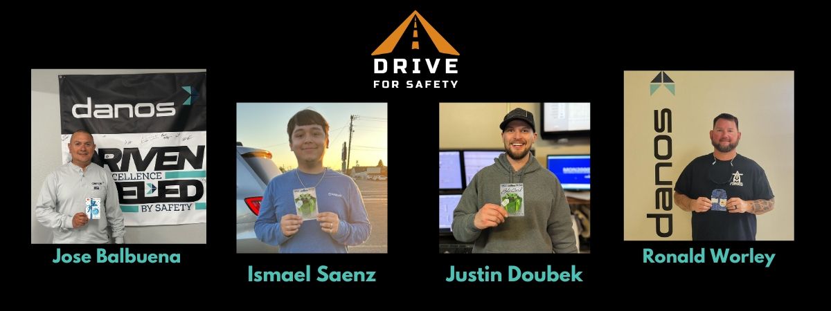 Congrats to the March Drive for Safety Winners