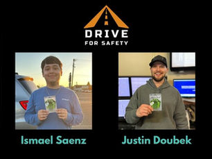 Congrats to the March Drive for Safety Winners