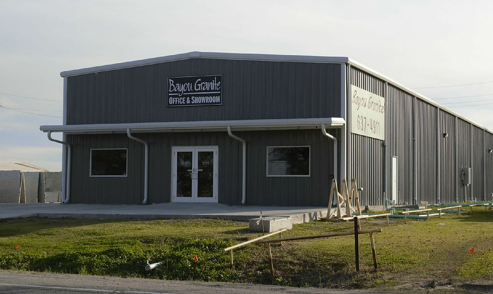 Bayou Granite Shop Office and SHowroom