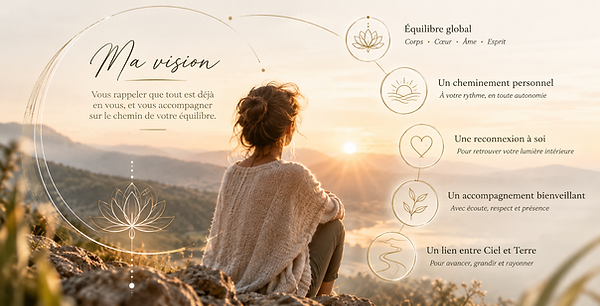 Une vision holistique du bien-être pour retrouver équilibre et harmonie du corps, du cœur, de l’âme et de l’esprit
