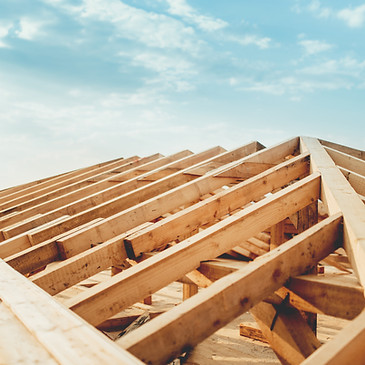 La construcción del techo  
