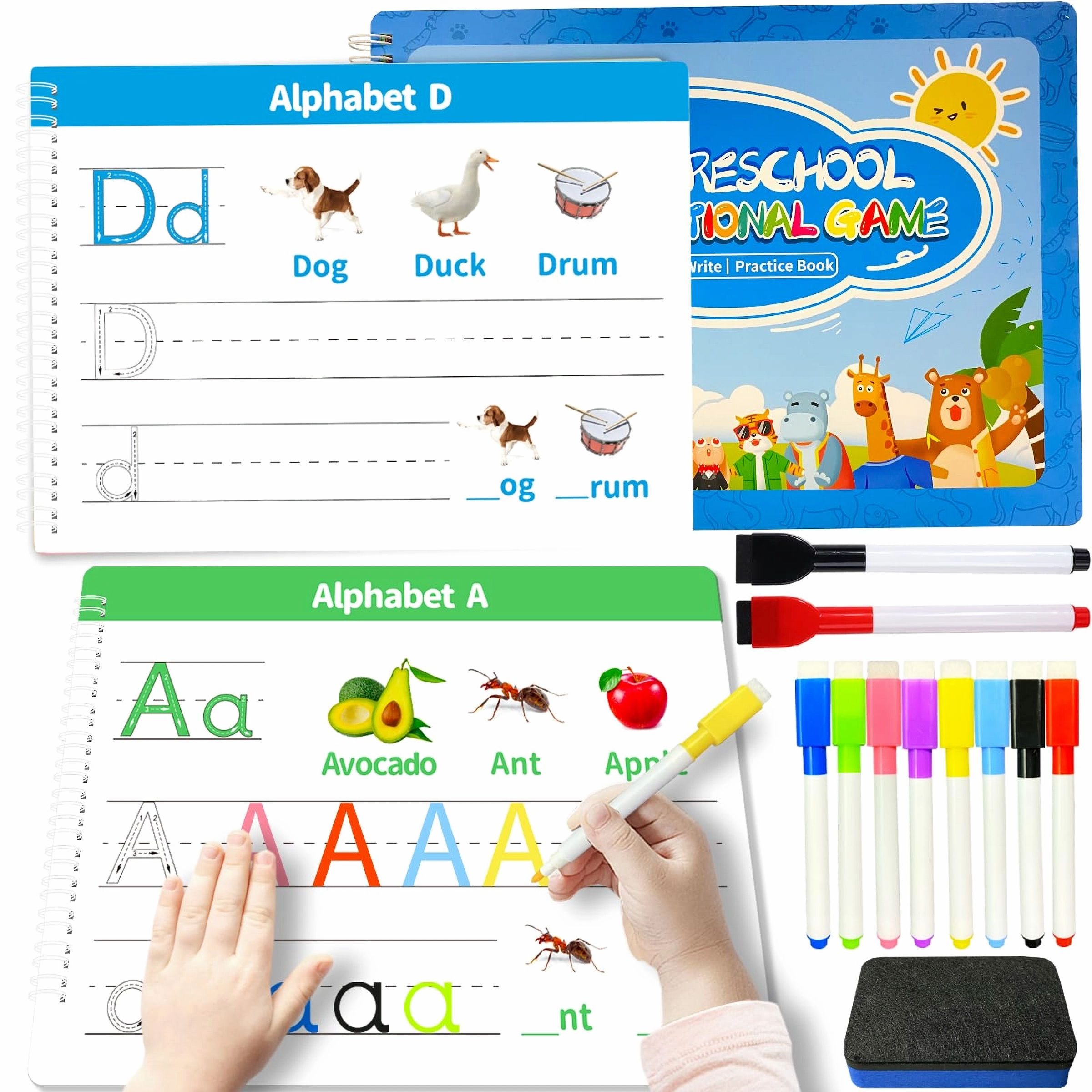 Preschool Learning Activities-Handwriting Practice for Kids|Montessori Busy Book
